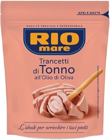 Generic Trancetti di Tonno in Pouch All'olio d'oliva Rio Mare 3 Buste da 65 g