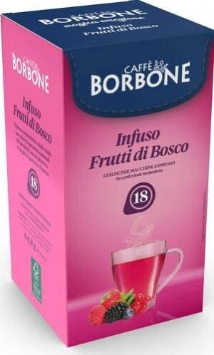 CAFFÈ BORBONE BORBONE CIALDA Infuso ai FRUTTI di BOSCO 18 CIALDE FILTRO CARTA ESE