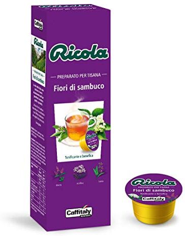 Caffitaly 50 Capsule Tisana Fiori di Sambuco Ricola