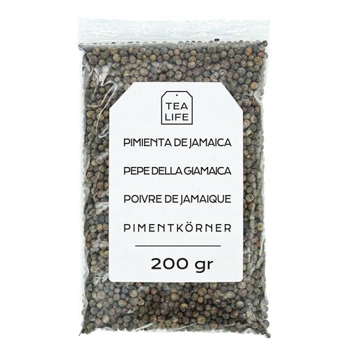 Tea Life Pepe della Giamaica 200gr Pepe della Giamaica Grani Pepe della Giamaica Sfuso (Pepe Giamaica, 200 gr)