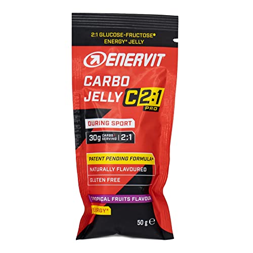 Enervit C2:1 Pro Carbo Jelly Gelatina Energetica Frutti Tropicali, 50g