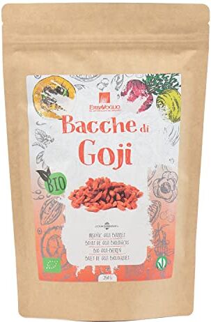 Erbavoglio Snack Biologico Bacche di Goji bio 250 gr Alimento funzionale antiossidante