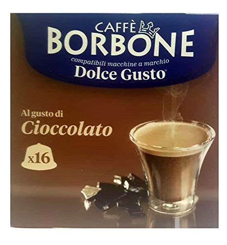 CAFFÈ BORBONE 16 Capsule  cioccolato compatibili Nescafè Dolce Gusto ®