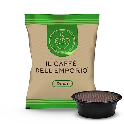 Il Caffè dell'Emporio Capsule Compatibili con Lavazza a Modo Mio Miscela Dek Verde Caffe Decaffeinato Deca (200)