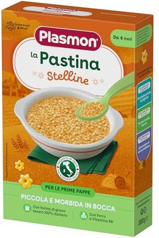 Plasmon Pastina Stelline 12x300g, da 6 Mesi