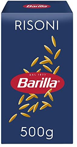 Barilla Pastina Risoni n. 26, Pasta di Semola di Grano Duro 100% Italiano, Ideale per Zuppe, 500 g