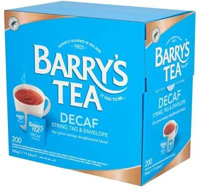 Generic Barrys Tea Decaf String Tag & Busta Bustine di tè 500g