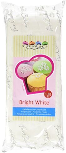 FunCakes Fun Cakes Pasta di Zucchero Bianca, 1kg