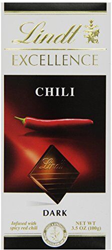 Lindt Excellence Chili Dark Chocolate Bar, 3.5 Ounce