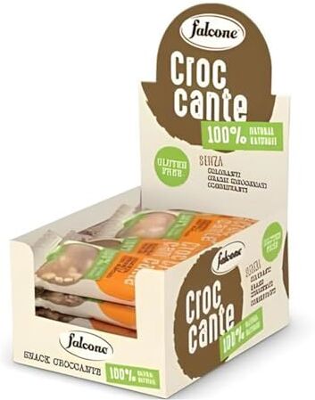 Generic Falcone Croccante Gluten Free Snack di Arachidi Sesamo Riso Soffiato 24 pz da 30 gr GLUTEN FREE SENZA GLUTINE CoCoCiok