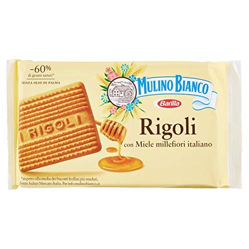 Mulino Bianco Biscotti Rigoli 5 confezioni da 400 g [2 kg]