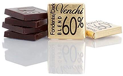 Venchi Cioccolatini Napolitans Puro Blend 60% Fondente g 500 Senza Glutine Cioccolatini di cortesia ideali per accompagnare il caffè