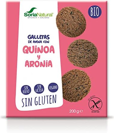 Biscotti di farina d'avena con quinoa-aronia Bio 200 g (Avena)