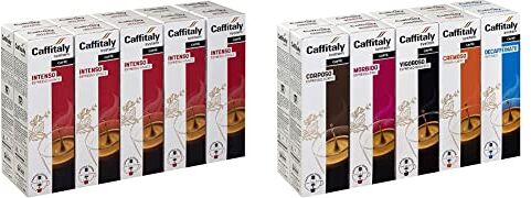 Caffitaly System Capsule Originali con Sistema R-smart, Gusto Intenso 100 Capsule di Caffè & Capsule Originali con Sistema R-smart, Variety Pack 100 Capsule di Caffè