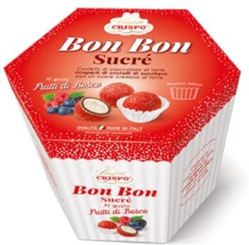 CRISPO Confetti  Bon Bon Sucré Rosso Frutti di Bosco Confezione da 500 g