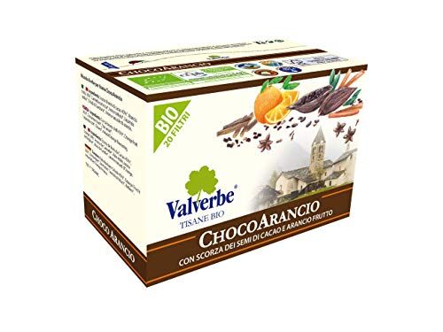 VALVERBE Tisana Choco Arancio Biologico 20 Filtri Pacco da 6 180 g