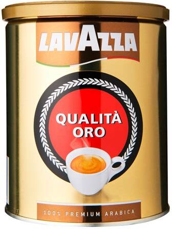 Lavazza Caffè Qualità Oro, Espresso Arabica Tostato, Chicchi di Caffè Macinato, 250 g Pacco