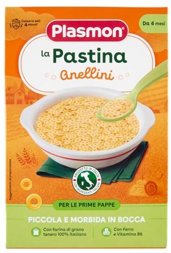 Plasmon Pastina Anellini 300g, dai 6 Mesi