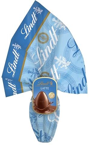 Lindt Uova di Cioccolato al Latte Pasqua, Uovo al Cioccolato al Latte con Sorpresa, 240g