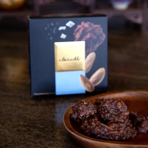Tea Soul Praline di Mandorle al Sale Maldon, Sesamo Nero e Granola di Cioccolato 100 gr
