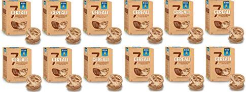 De Cecco Pasta ai 7 Cereali . Pasta ai 5 Cereali. Pasta  ai cereali (Tagliatelle n°203 250 gr, 12 Confezioni)