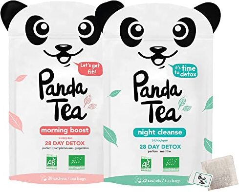 Tè detoxico del tè di Panda/tè organico detoxico sfida 28 giorni (56 bustine)