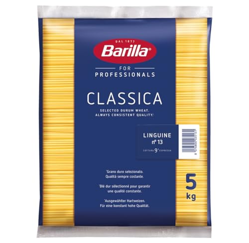 Barilla Pasta N13 Linguine 5 Kg, Bavette, 5000 Grammo