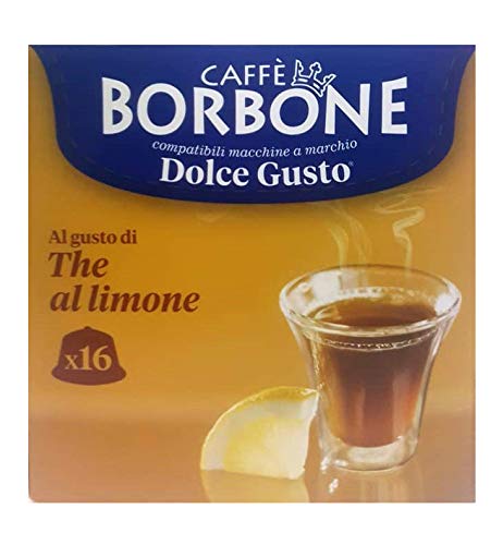 CAFFÈ BORBONE 16 X 4 Capsule  the al limone compatibili Nescafè Dolce Gusto ®
