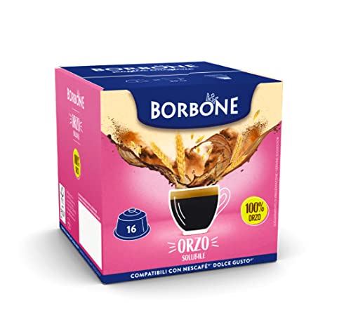 CAFFÈ BORBONE Orzo Solubile 64 capsule (4 confezioni da 16) Compatibili con le Macchine Nescafè
