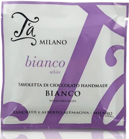 Generic T'a Milano Tavoletta di Cioccolato Bianco 10 pezzi da 50 grammi CoCoCiok