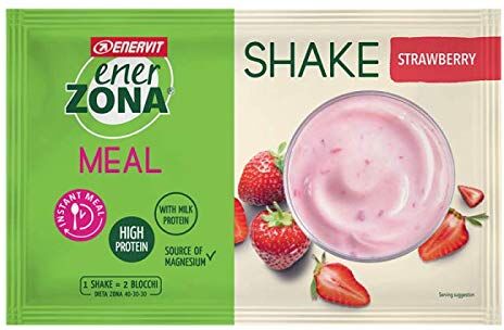 Enervit Enerzona Shake Strawberry 5 buste da 50g