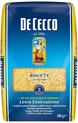 De Cecco Riso n ° 74 Pasta Italiana originale 500G