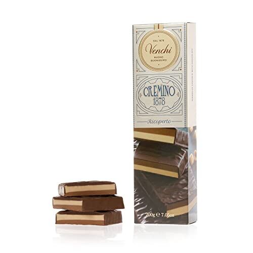 Venchi Stecca di Cioccolato Bigusto Cremino, 200 g Senza Glutine