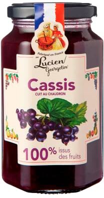 Generico Lucien Georgelin   Marmellata Ribes Nero 100% Zuccheri Frutta   Marmellata Ribes Nero   Ribes Nero in Marmellata 100% Frutta 300 Gr