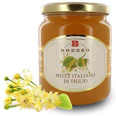 Brezzo Miele Italiano di Tiglio, 12 Vasetti da 500 Grammi (Tot. 6 kg)