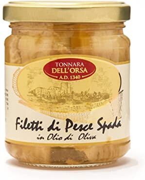 Dell Filetti di Pesce Spada in olio di oliva 200g