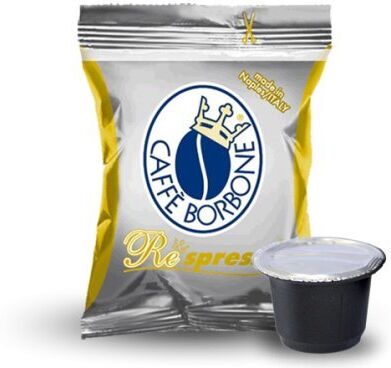 CAFFÈ BORBONE Capsule Borbone Respresso compatibili Nespresso miscela nera rossa blu oro dek pz. 50 100 200 300 400 500 600 (500, Miscela oro)