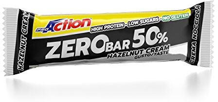 PROACTION Zero Bar 50% (crema di nocciole, 1 barretta da 60 g)