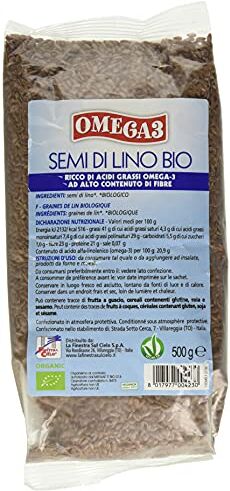 LA FINESTRA SUL CIELO Omega3 Semi di Lino, 500g (Bio)