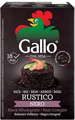 Riso Gallo Riso, 500 g, colore: Nero