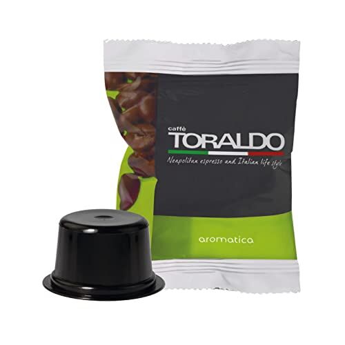 Caffè Toraldo CAPSULE   Compatibile LAVAZZA BLUE   Caffè Selezionato, Tostato e Torrefatto in Italia   Eccellenza del Caffè Napoletano (100 Capsule, Miscela Aromatica)