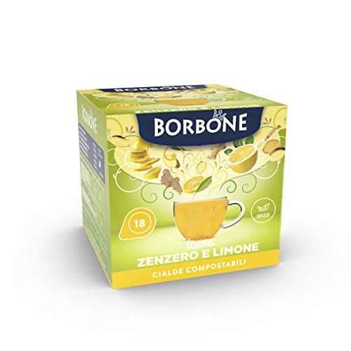 CAFFÈ BORBONE Tisana Zenzero e Limone 72 cialde (4 astucci da 18 cialde) Sistema ESE