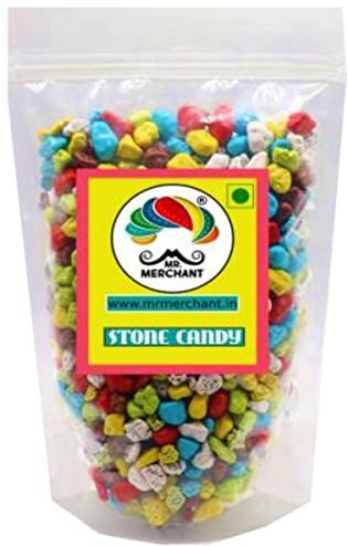 Blessfull Healing Mr. Merchant Milk Stone Candy Cioccolatini per bambini e decorazioni per torte   Choco Rock River Stone Caramelle Caramelle Caramelle (400 g)_La confezione può variare