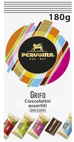 Perugina Grifo Assortito Cioccolatini Fondenti e al Latte Sacchetto 180g