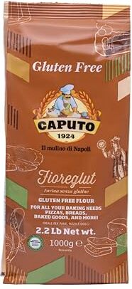 Caputo Fioreglut Preparato per Prodotti da Forno senza Glutine con Amido di Frumento Deglutinato, Destrosio, Amido di Mais, Farina di grano Saraceno, Amido di Riso, Fibra di semi di psyllium. 1 Kg