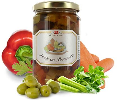 Brezzo Antipasto Primavera Con Verdure Tipo Giardiniera Ma Sott'Olio, 280 Grammi