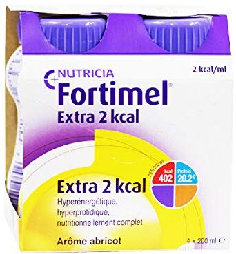 Nutricia Fortimel Extra 2Kcal Aroma albicocca 4 x 200 ml