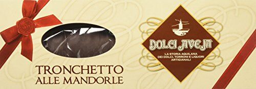 Dolci Aveja Tronchetto Alle Mandorle e Nocciole con Uvetta Ricoperto di Cioccolato Fondente 500 g