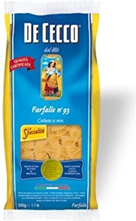 De Cecco Pasta Farfalle n° 93 500 gr.