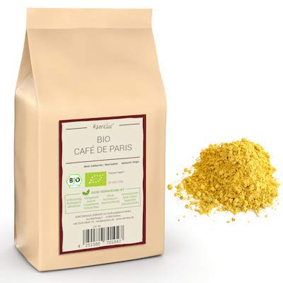 Kamelur 250g BIO Cafe de Paris miscela di spezie Café de Paris spezie Le migliori spezie BIO in confezione biodegradabile